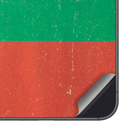 Bulgarian Flag Distressed Galaxy S25 Skin